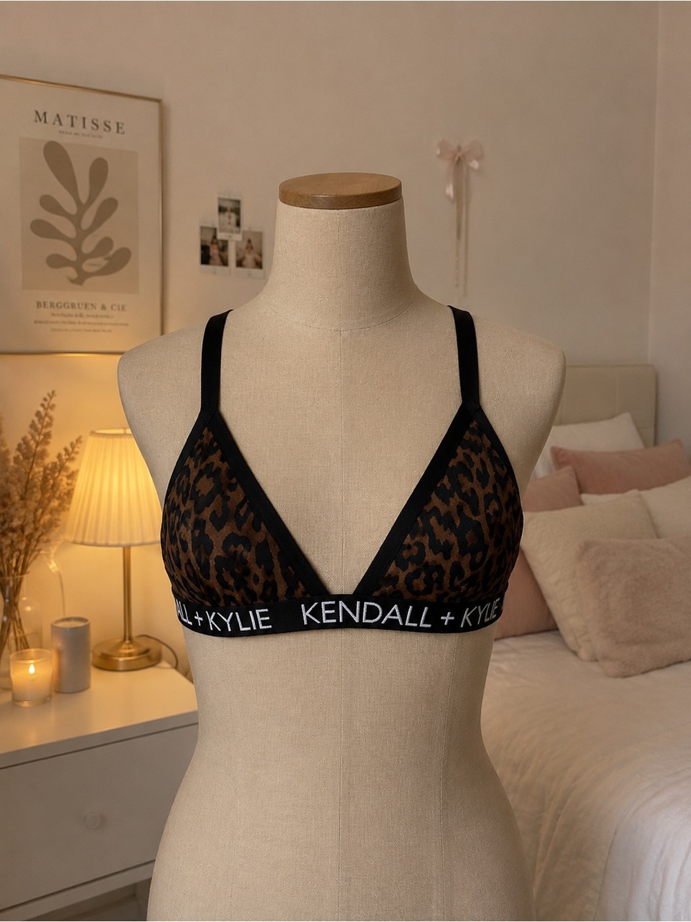 XL - Kendall & Kylie Brown Leopard Bralette